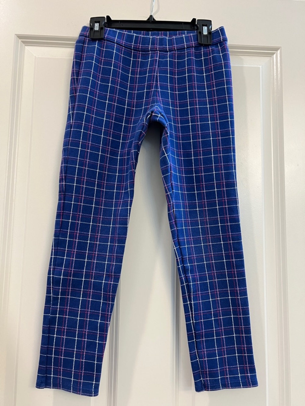 Janie and Jack girls Blue Plaid Leggings
